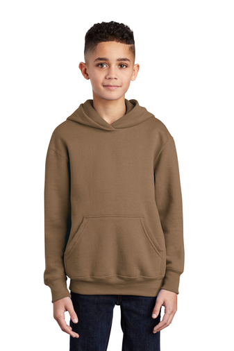 Youth Core Fleece Pullover Hoodie - Woodland Brown