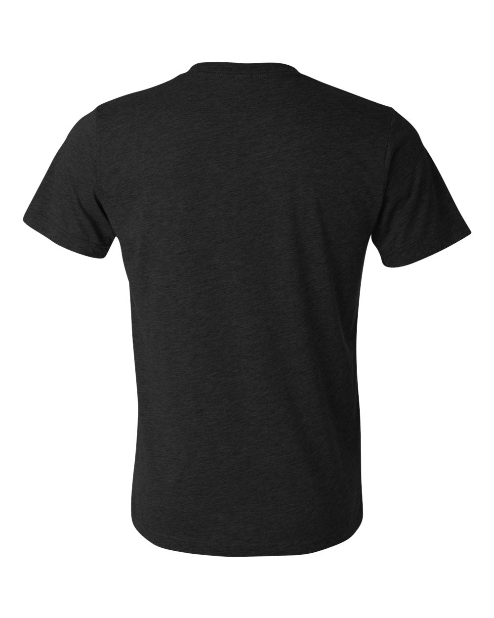 Unisex Triblend V-Neck T-Shirt - Heather Black Triblend