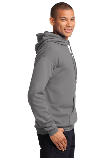 Unisex Core Fleece Pullover Hoodie - Medium Gray