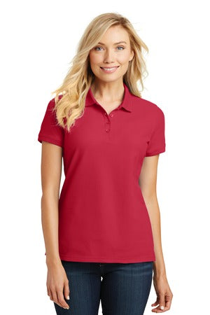 Women's Core Classic Pique Polo - Rich Red