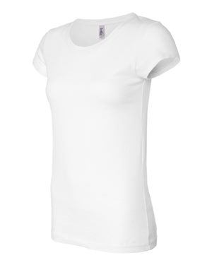 Women's Sheer Jersey T-Shirt - White