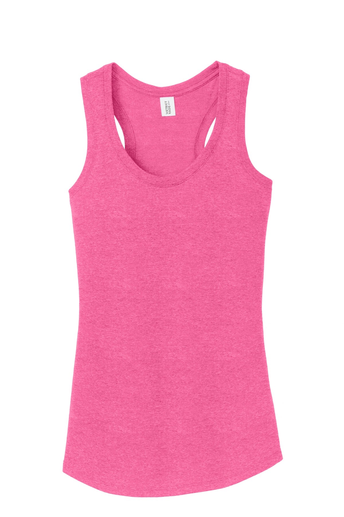 Women's Perfect Tri Racerback Tank - Fuchsia Frost