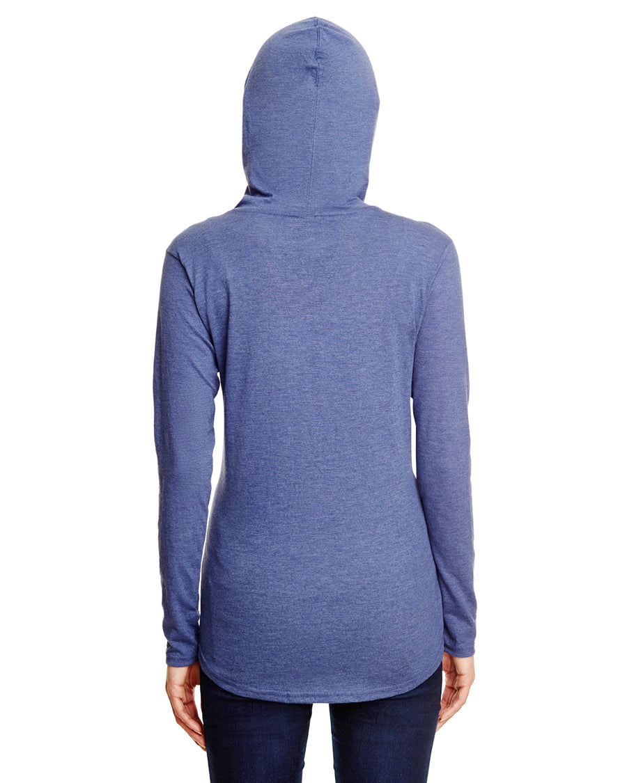 Women's Triblend Full-Zip Jacket - Heather Blue