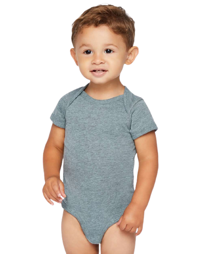 Infant Fine Jersey Bodysuit - Ice Blackout