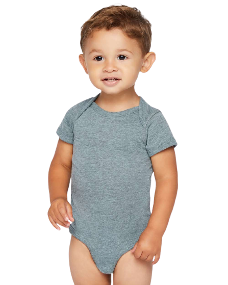 Infant Fine Jersey Bodysuit - Ice Blackout