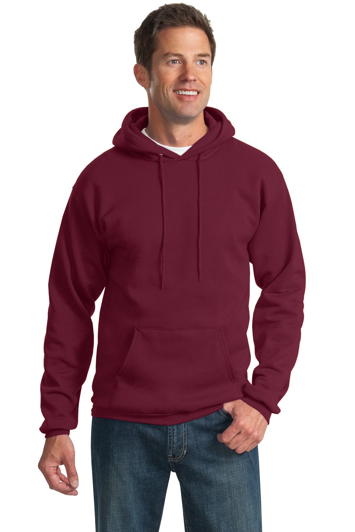 Unisex Tall Essential Fleece Pullover Hoodie - Cardinal
