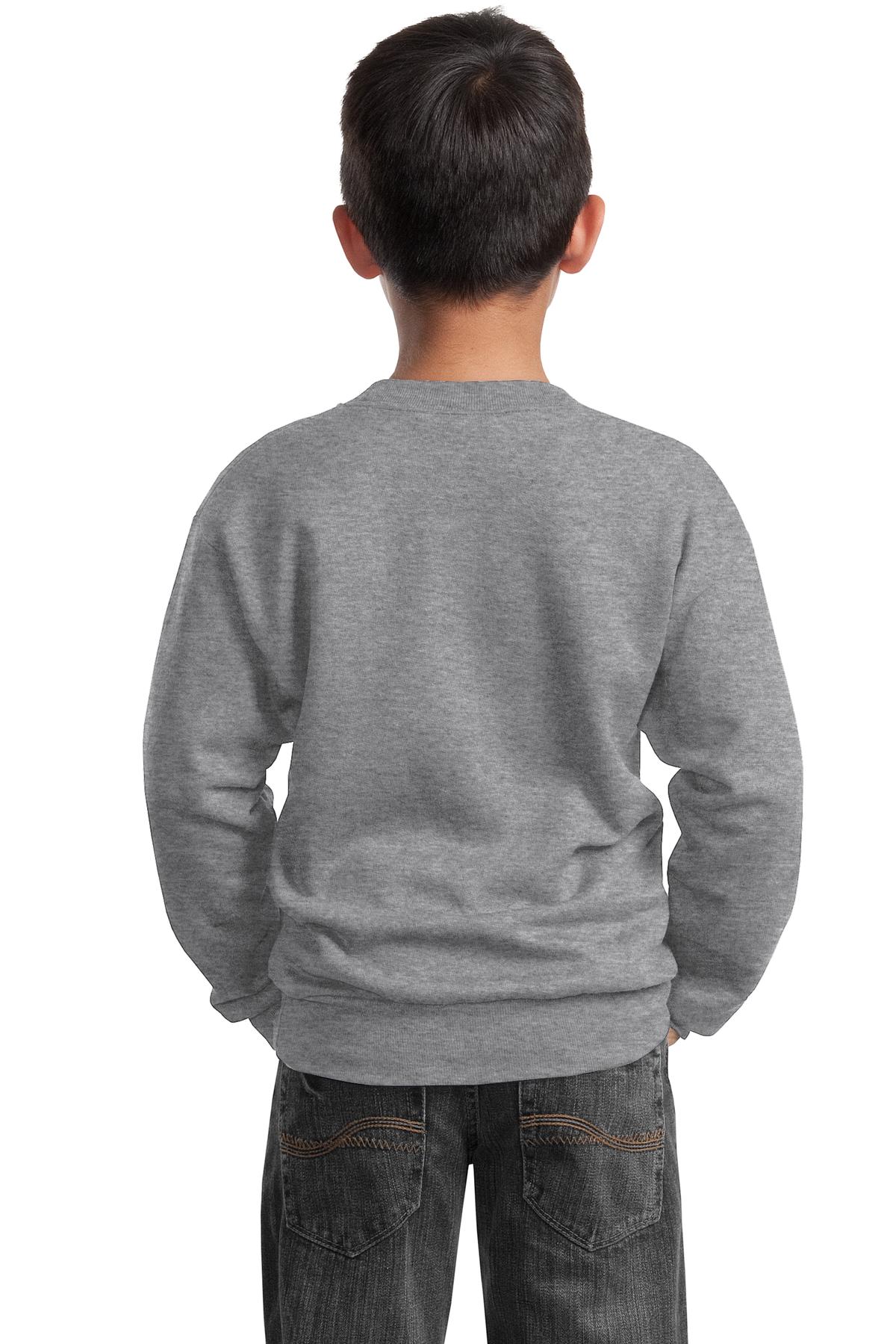 Youth Core Fleece Crewneck Sweatshirt - Athletic Heather