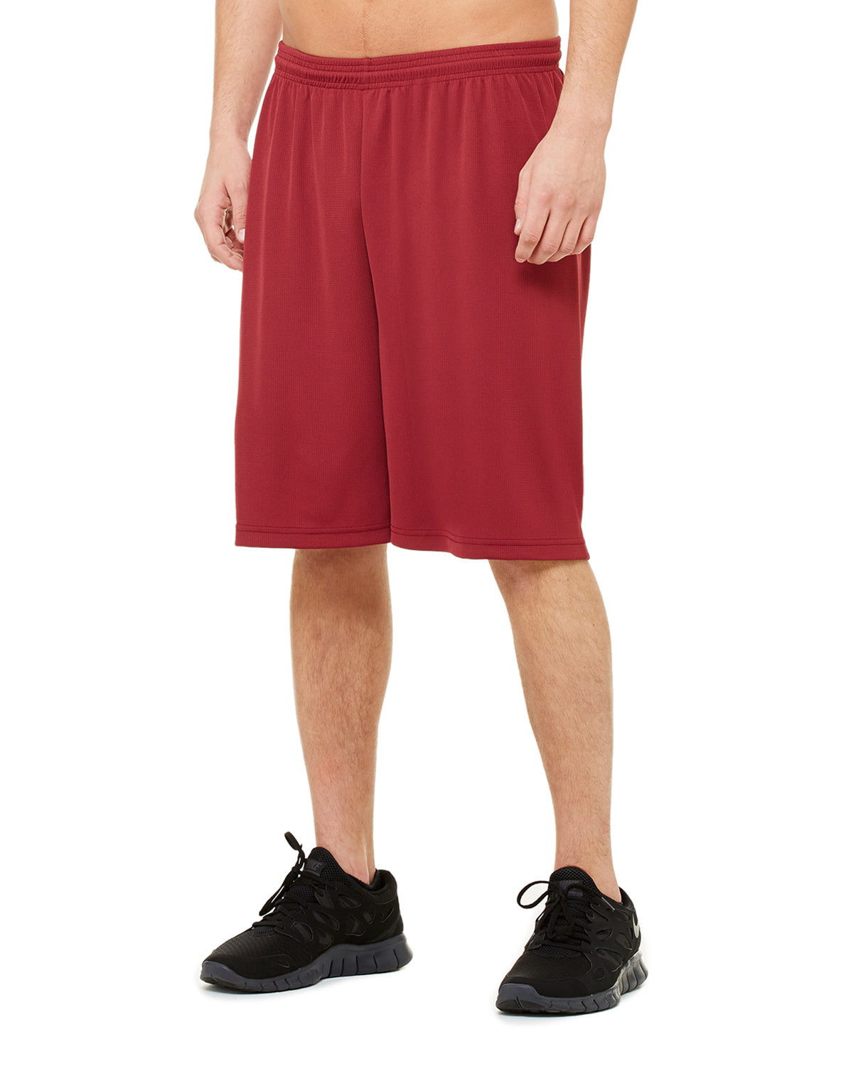 Unisex Mesh 9" Short - Sport Maroon