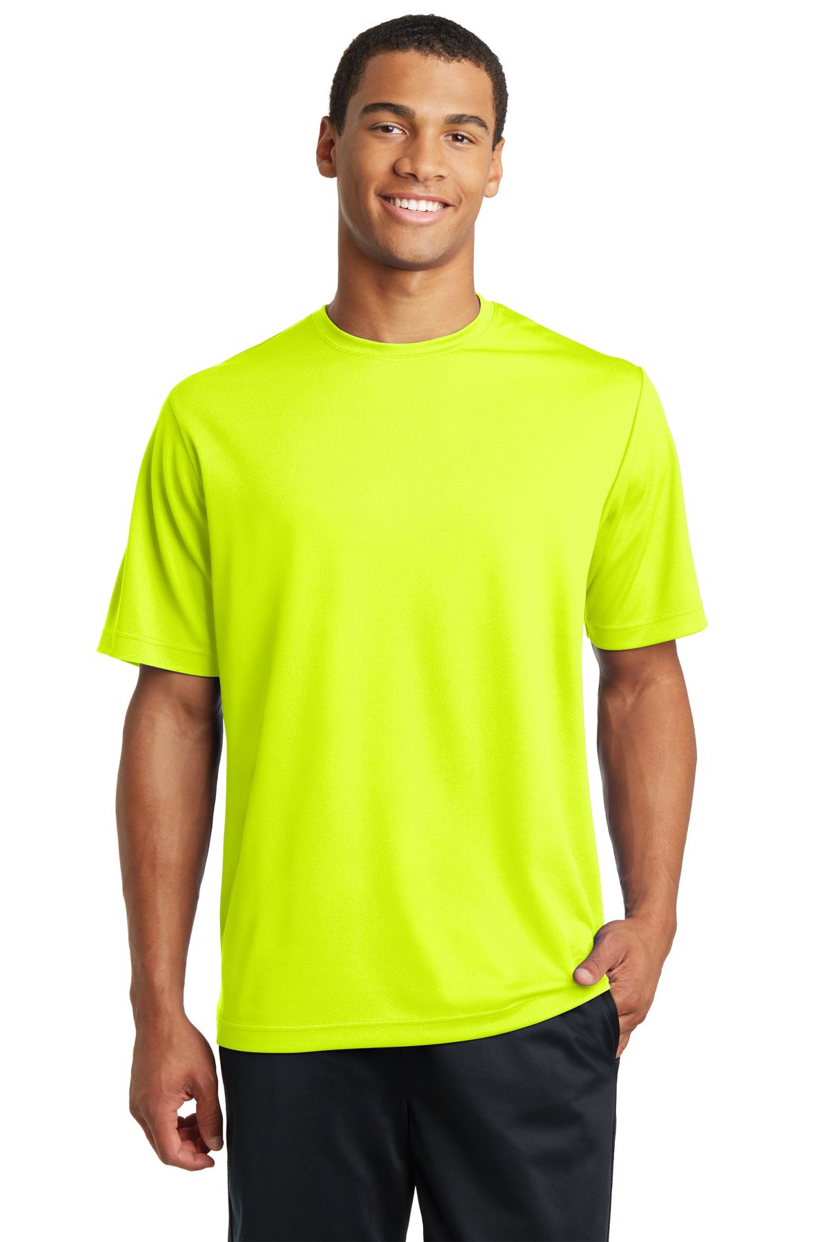 Unisex PosiCharge RacerMesh Tee - Neon Yellow