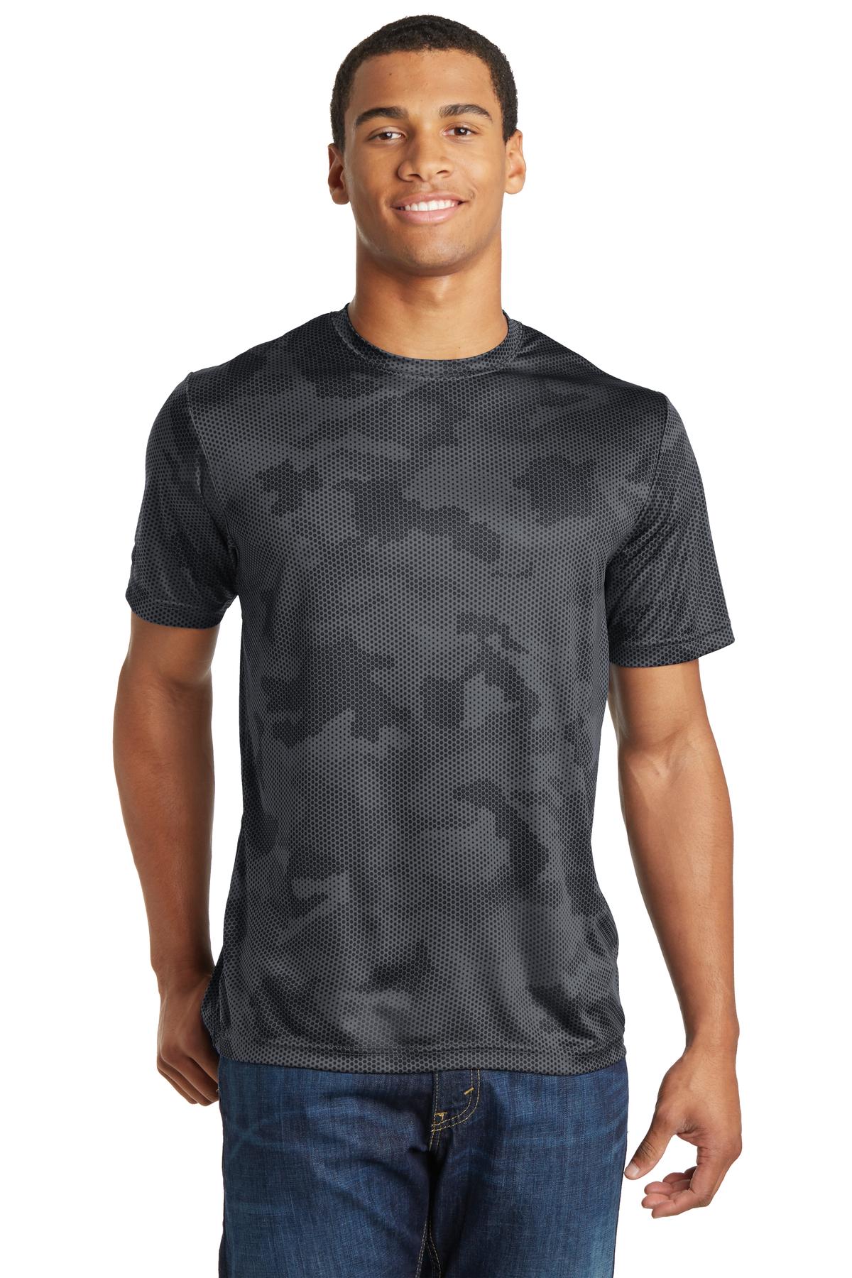 Unisex CamoHex Tee - Iron Gray
