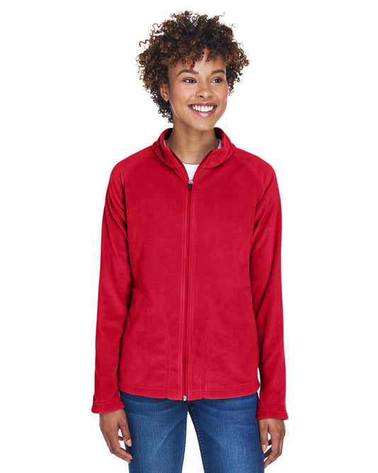 Women's Campus Microfleece Jacket - Sport Red