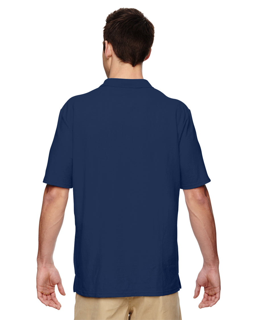 Unisex Double Piqué Polo - Navy