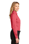 Women's Long Sleeve Easy Care Shirt - Hibiscus