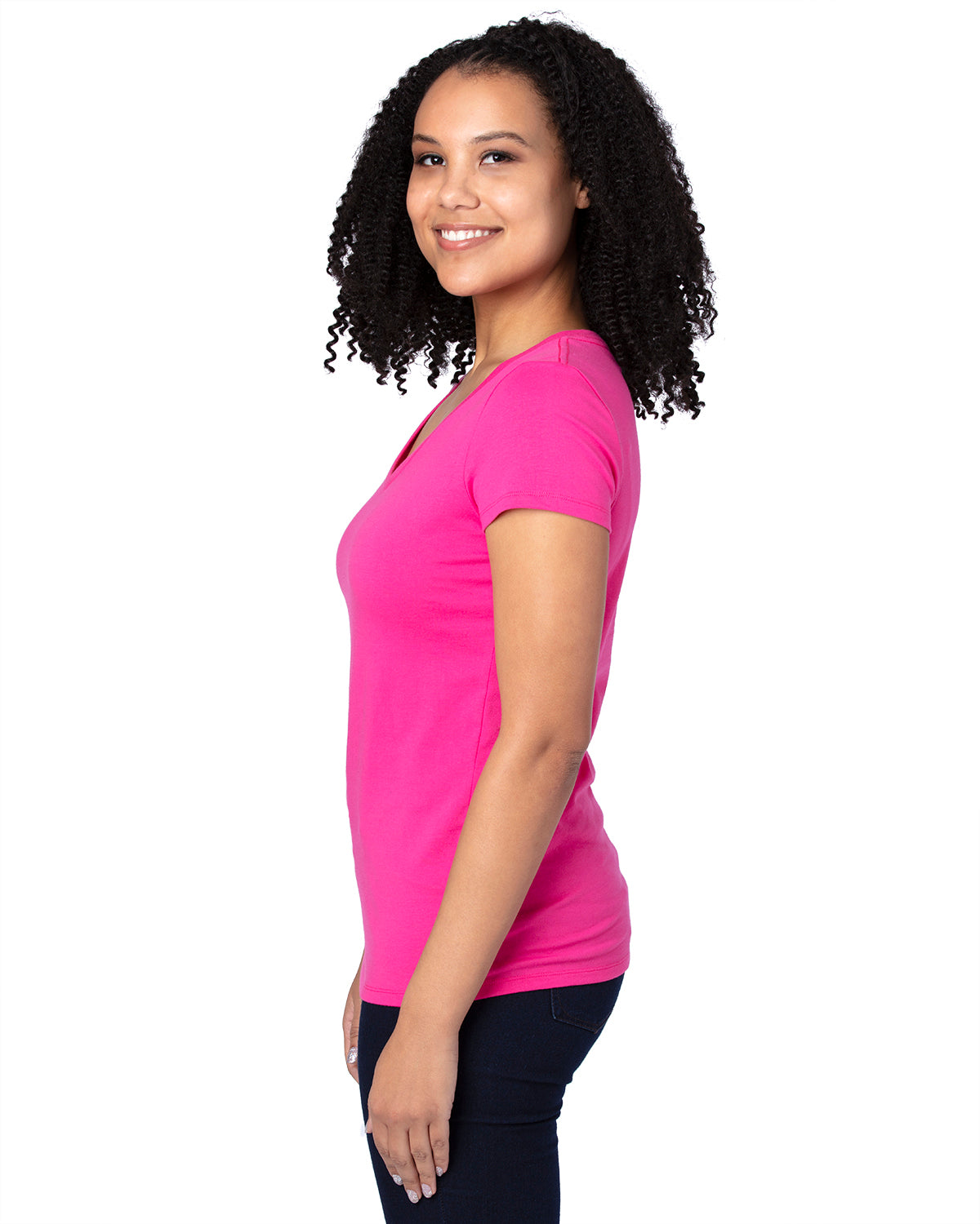 Women's Ultimate V-Neck T-Shirt - Hot Pink