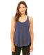 Bella + Canvas B8802 - Women's Flowy Side Slit Tank - Heather Navy