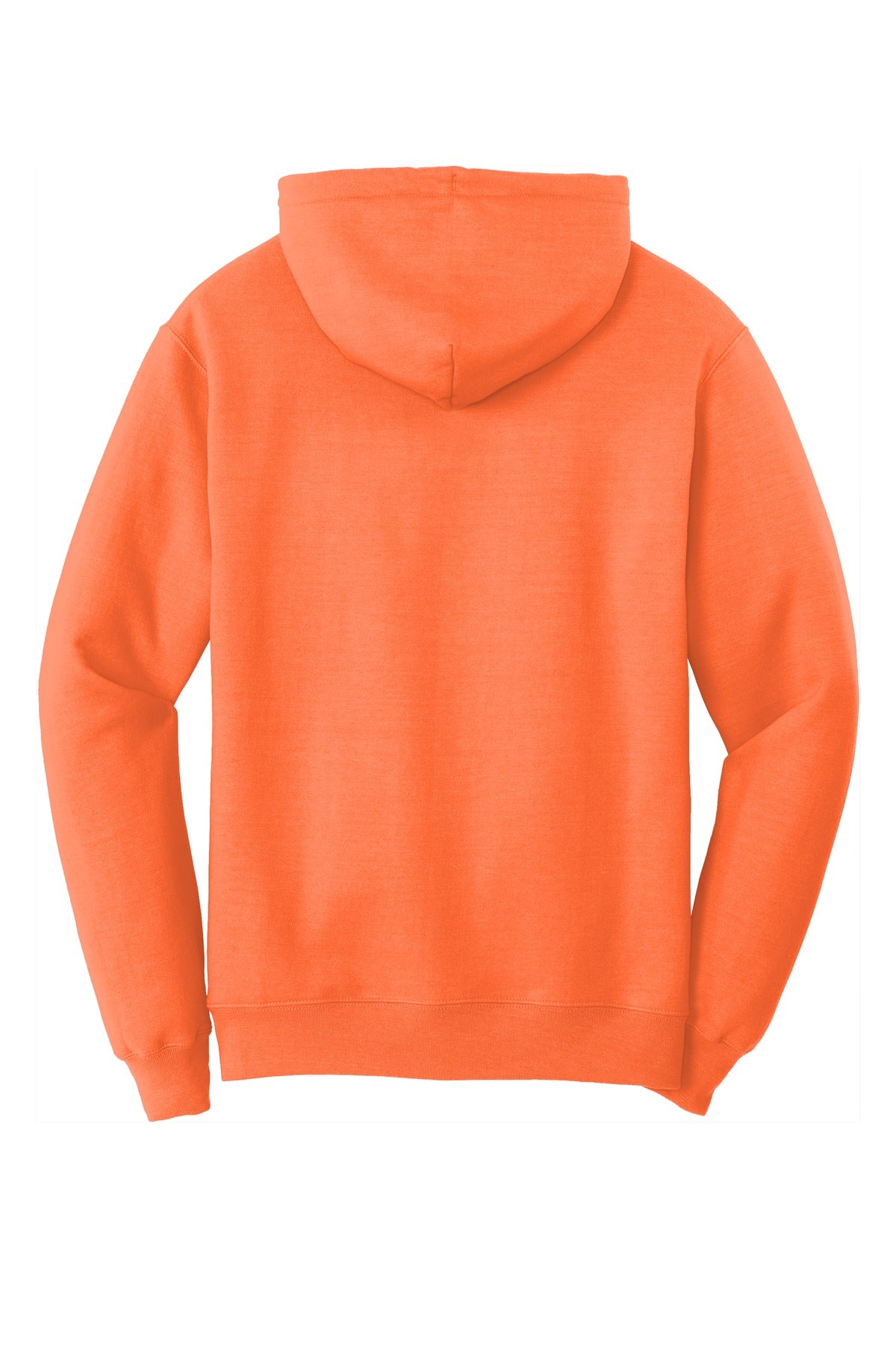 Unisex Core Fleece Pullover Hoodie - Neon Orange