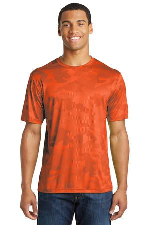 Unisex CamoHex Tee - Neon Orange