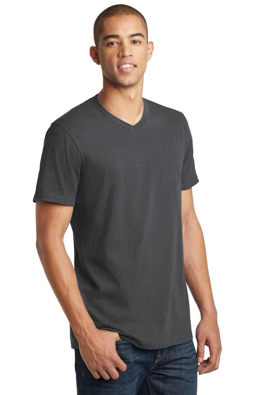 Unisex The Concert Tee V-Neck - Charcoal