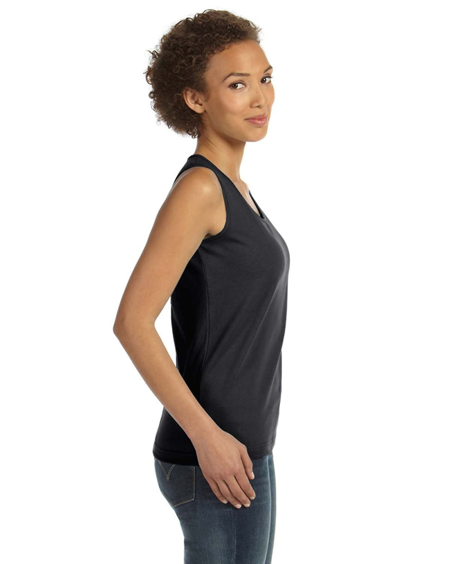 Women's Premium Jersey Tank - Black