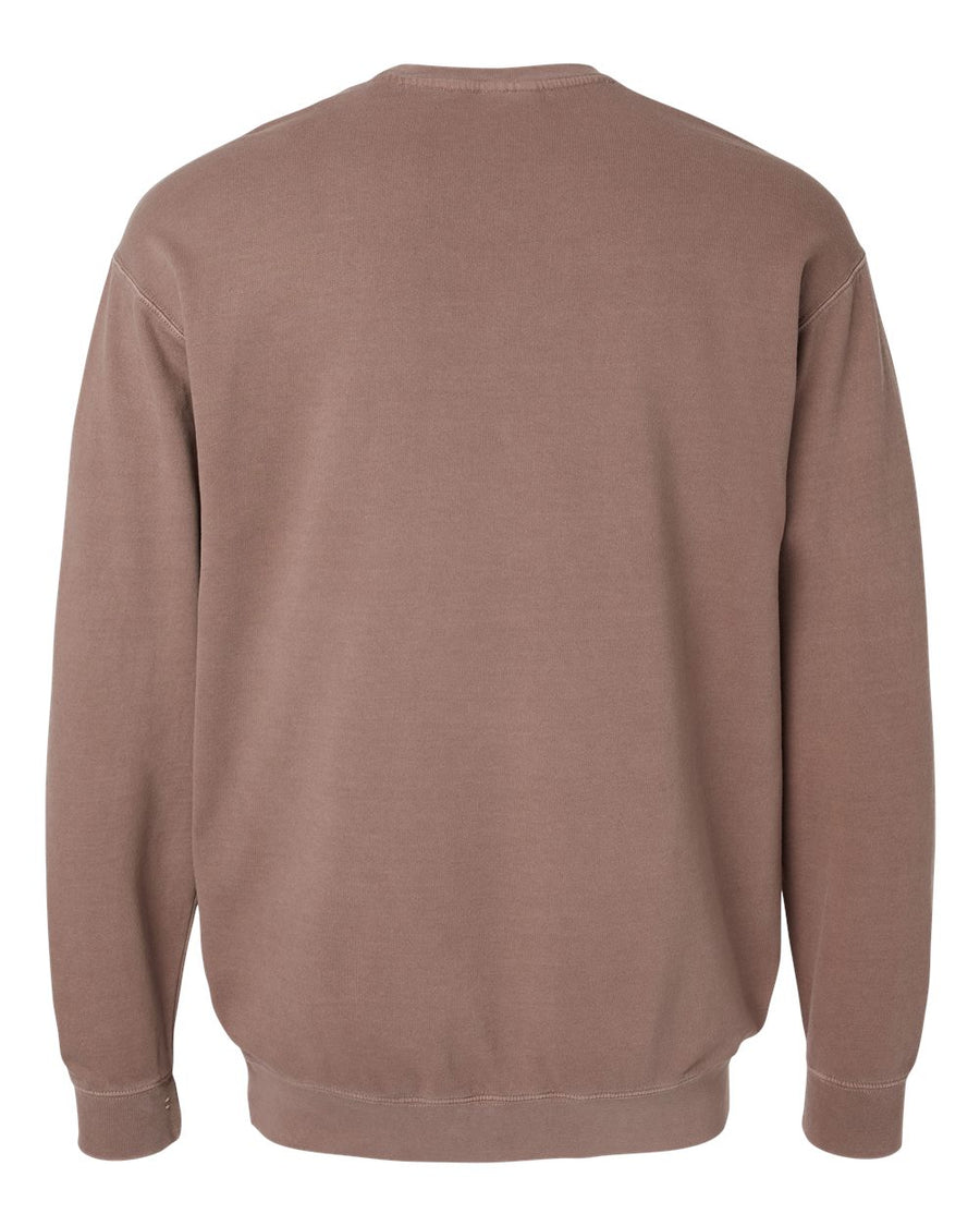 Unisex Lighweight Cotton Crewneck Sweatshirt - Espresso