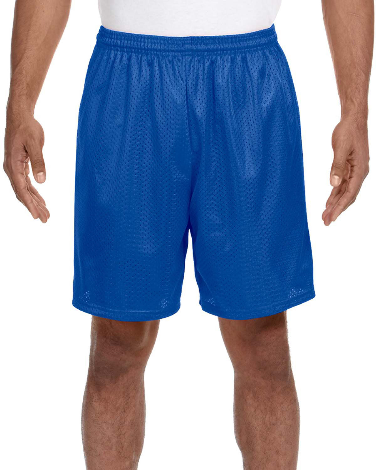 Unisex Seven Inch Inseam Mesh Short - Royal