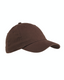 Big Accessories BX001 - 6-Panel Brushed Twill Unstructured Cap - Coffee