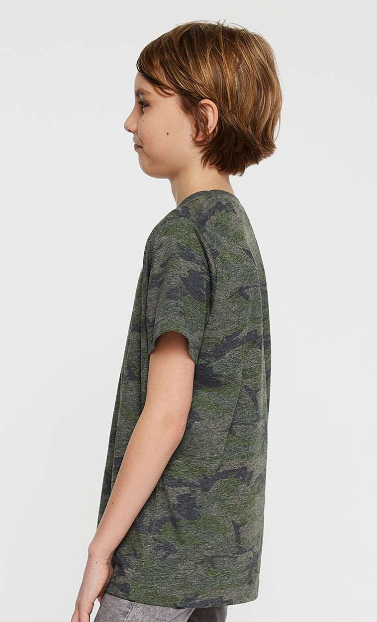 Youth Fine Jersey T-Shirt - Vintage Camo