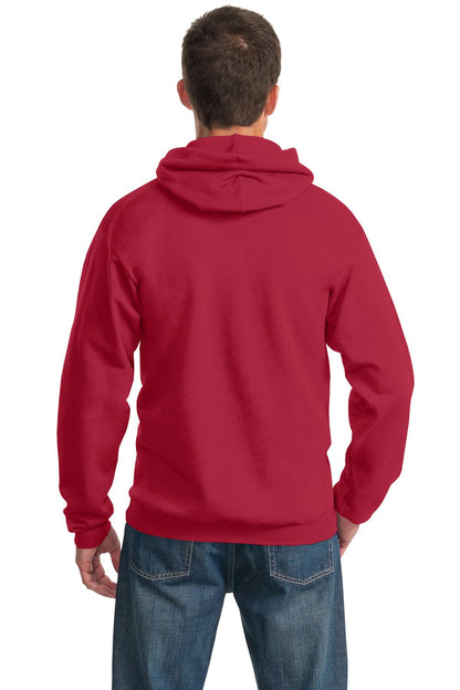 Unisex Essential Fleece Pullover Hoodie - Red