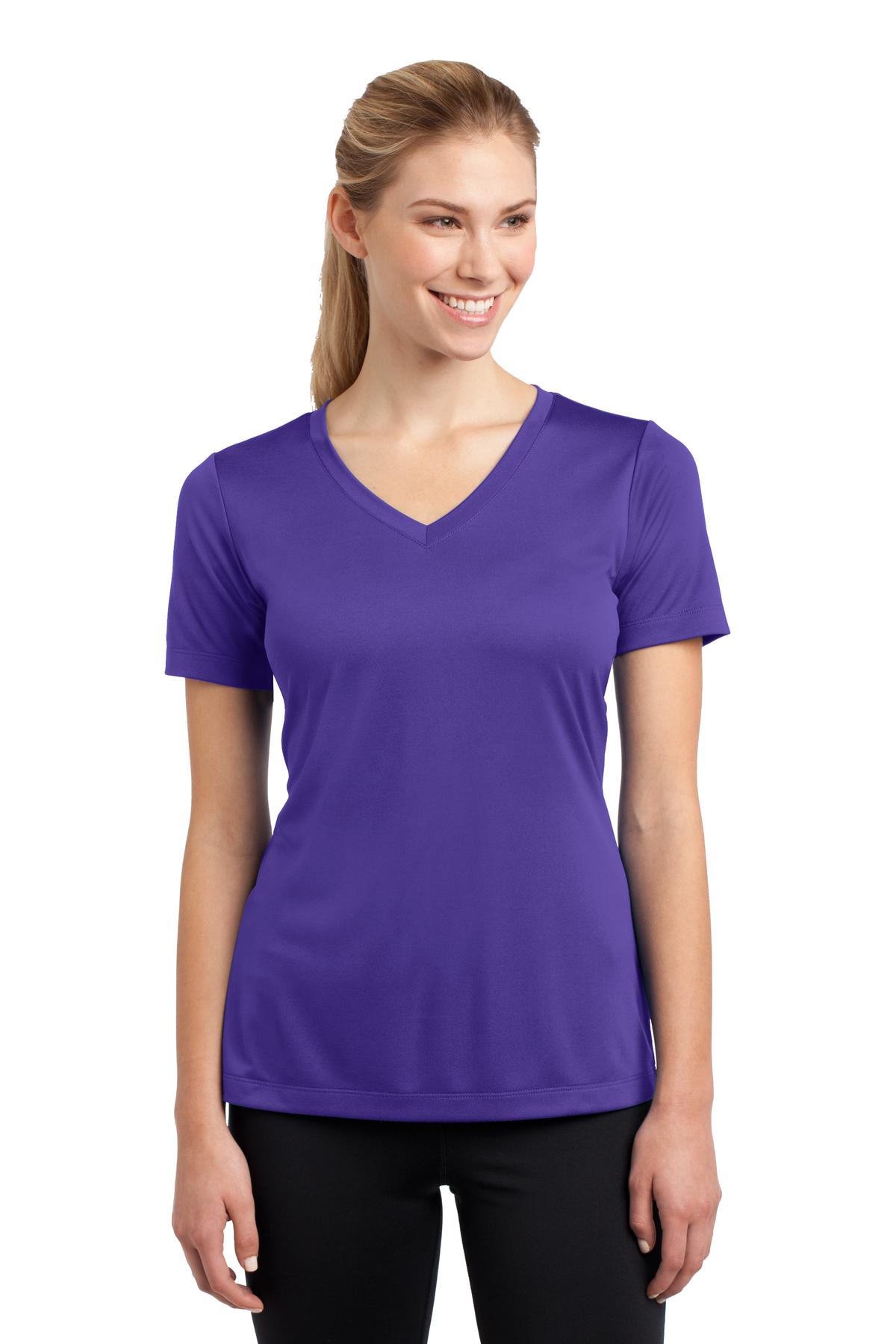 Women's PosiCharge Competitor V-Neck Tee - Purple