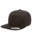 Yupoong Y6007 - Unisex 5-Panel Cotton Twill Snapback Cap - Black