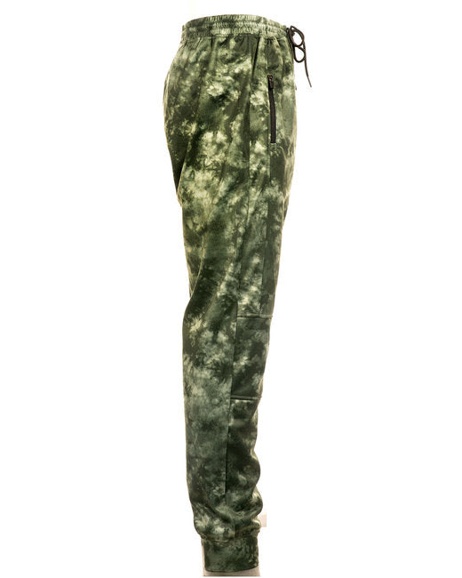 Unisex Heather Performance Jogger Pant - ARMY TIE DYE