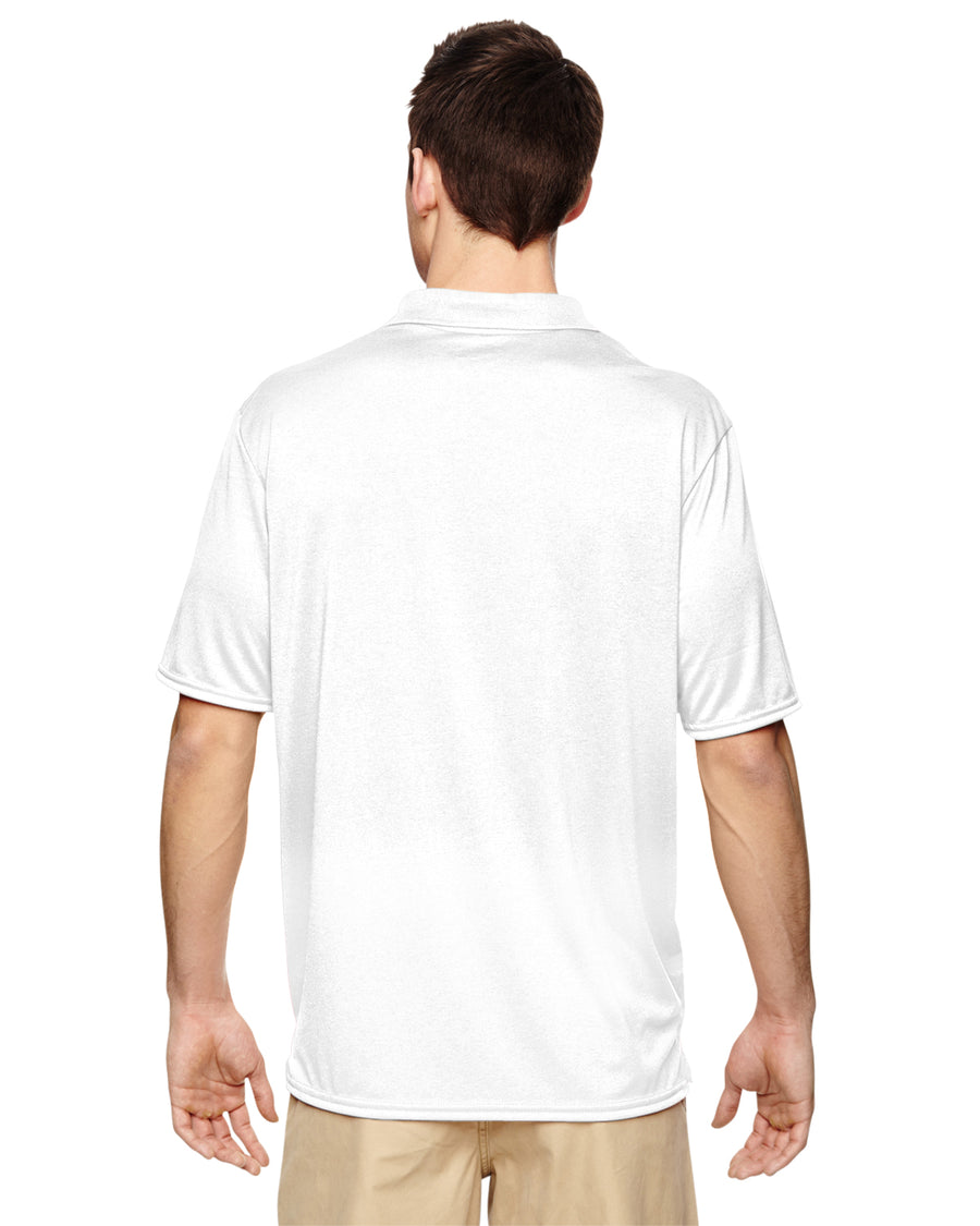 Unisex Performance® Jersey Polo - White
