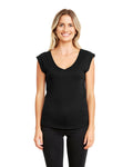 Women's Festival Sleeveless V - Black