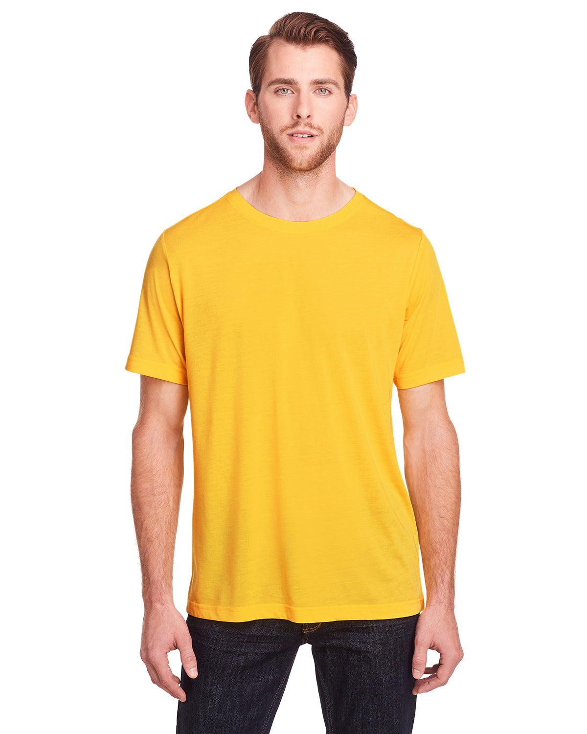 Unisex Fusion ChromaSoft™ Performance T-Shirt - Campus Gold