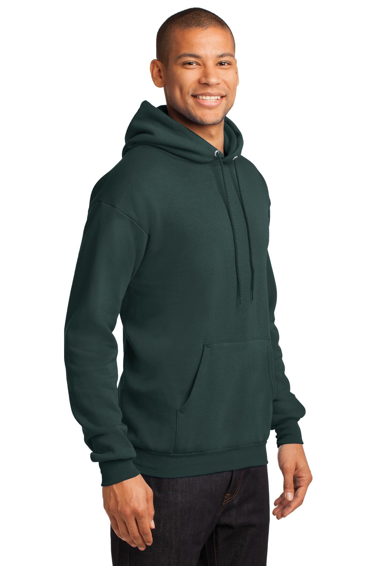 Unisex Core Fleece Pullover Hoodie - Dark Green