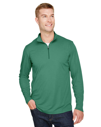 Men's Zone Sonic Heather Performance Quarter-Zip - Sport Forest Heather