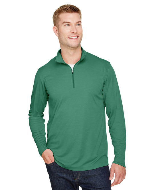 Men's Zone Sonic Heather Performance Quarter-Zip - Sport Forest Heather
