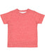 Rabbit Skins 3391RA - Toddler Harborside Melange T-Shirt - Red Melange