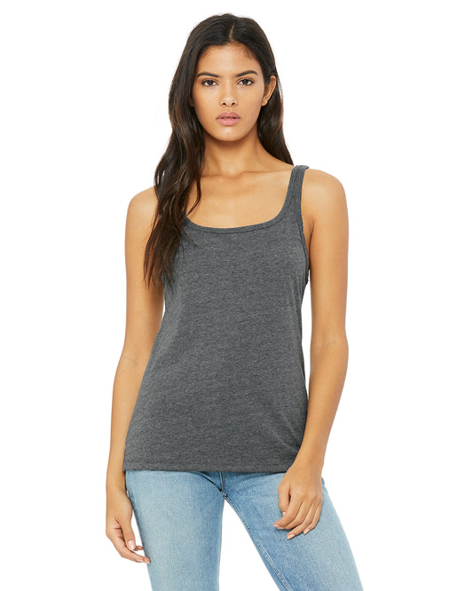 Women's Relaxed Jersey Tank - Heather Deep