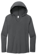 Women's Perfect Tri Long Sleeve Hoodie - Charcoal