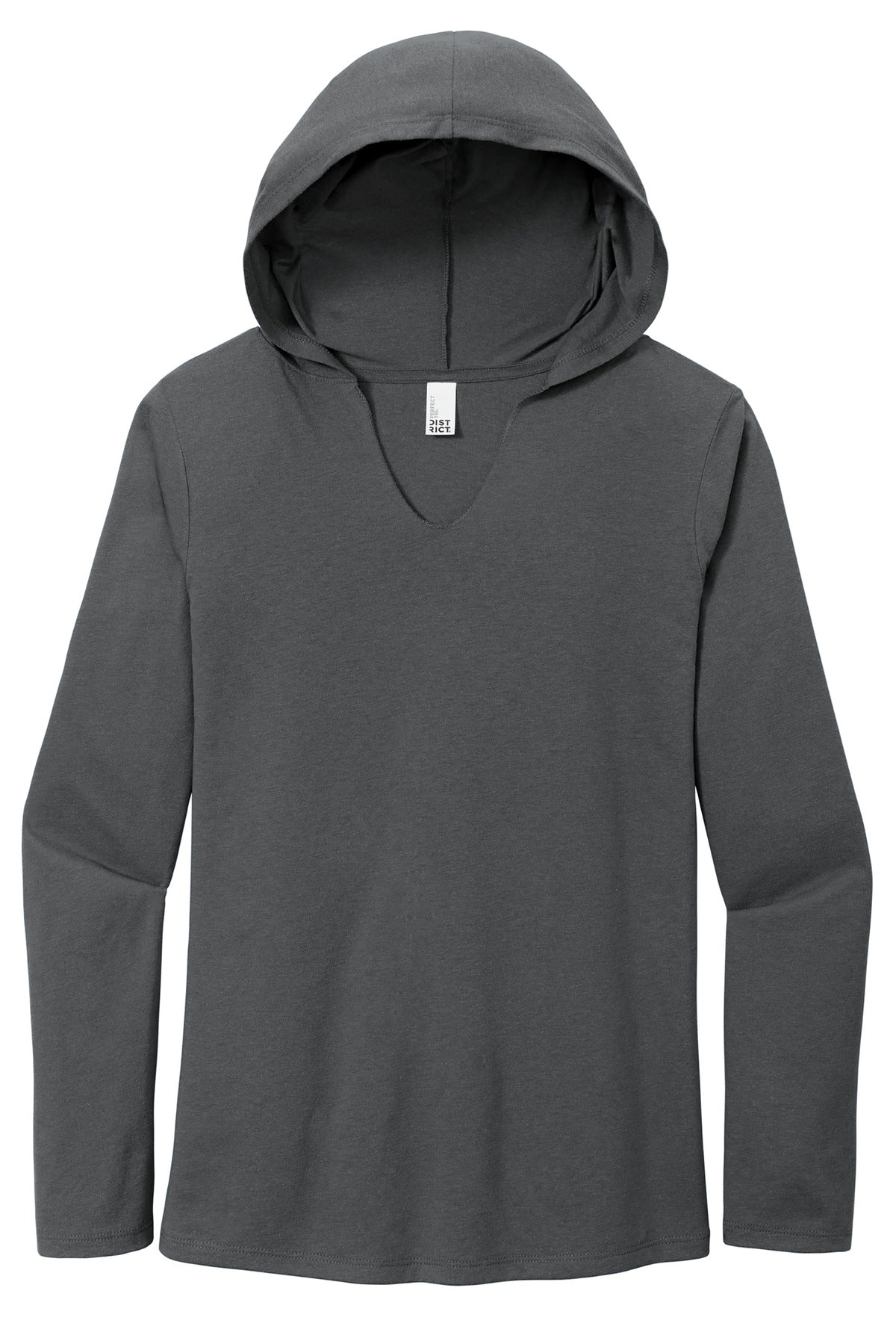 Women's Perfect Tri Long Sleeve Hoodie - Charcoal