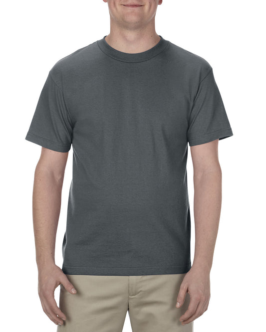 Unisex Heavyweight Cotton T-shirt - Charcoal