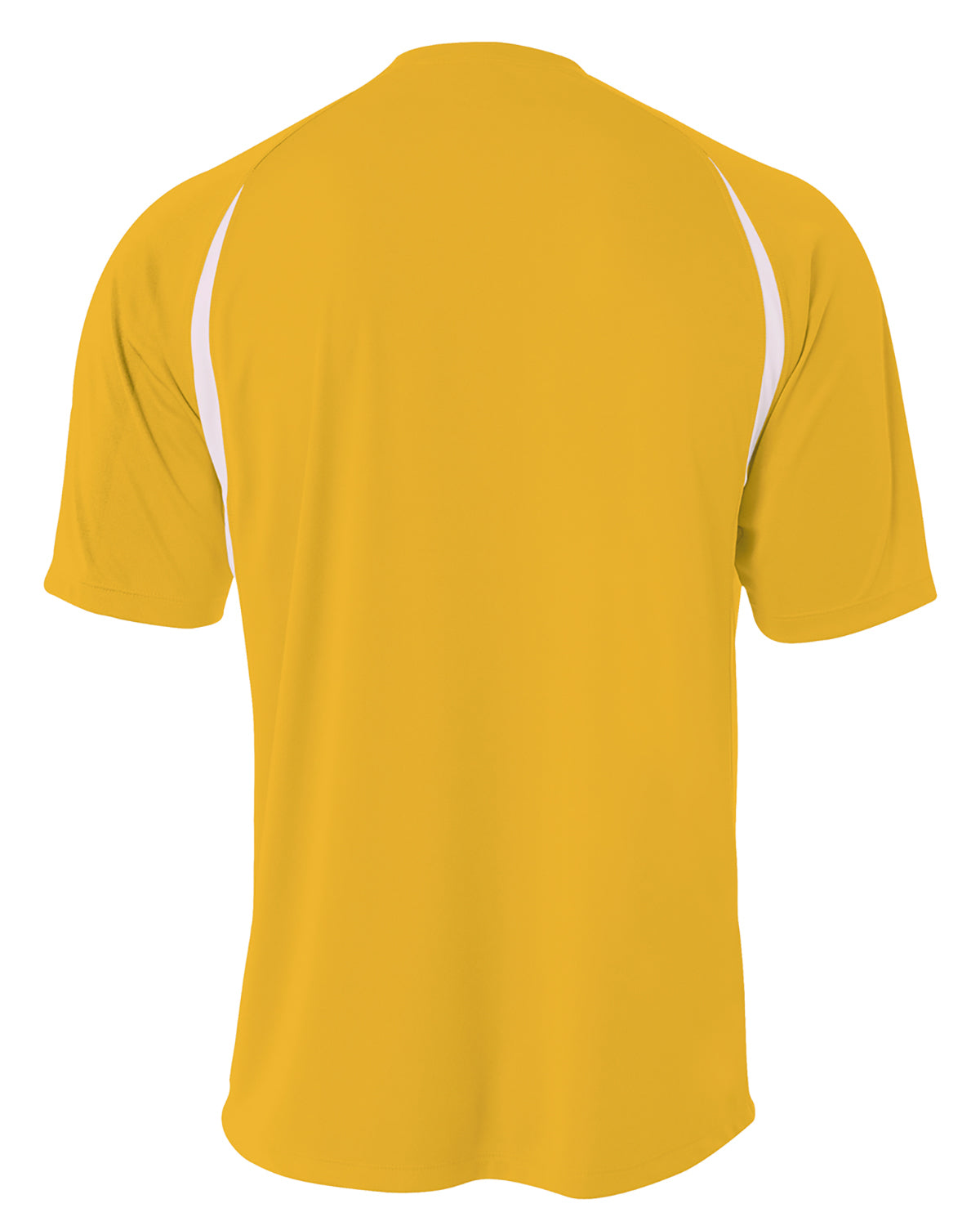 Men's Cooling Performance Color Blocked T-Shirt - Gold / White