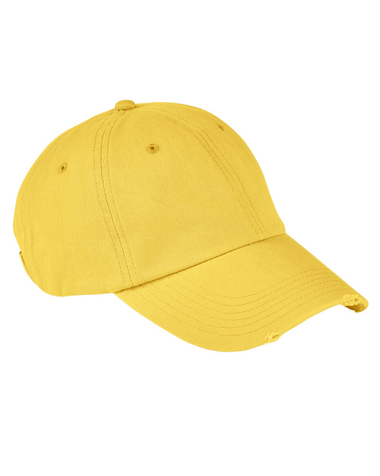 Distressed 6-Panel Cap - Squash
