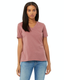 Bella + Canvas 6405CVC - Women's Relaxed Jersey V-Neck T-Shirt - Heather Mauve