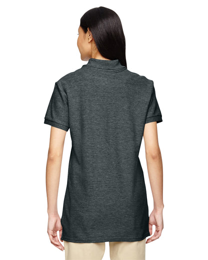 Women's Premium Cotton® Women's Double Piqué Polo - Dark Heather