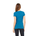 Women's Sheer Mini Rib Short-Sleeve T-Shirt - Deep Teal
