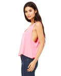 Women's Flowy Boxy Tank - Neon Pink