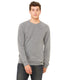 Bella + Canvas 3901 - Unisex Sponge Fleece Raglan Sweatshirt - Gray Triblend