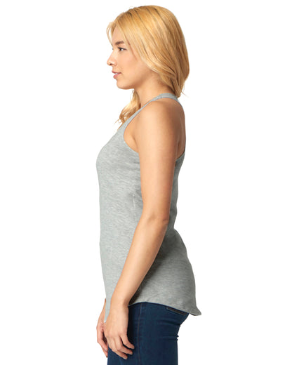 Women's French Terry Racerback Tank - Heather Gray